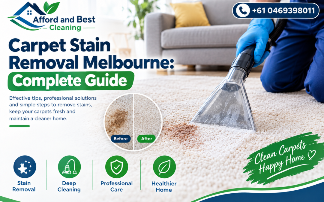 Professional carpet stain removal service in Melbourne.