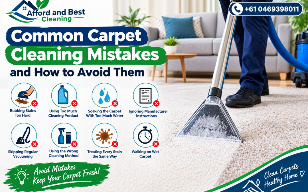 Common Carpet Cleaning Mistakes and How to Avoid Them