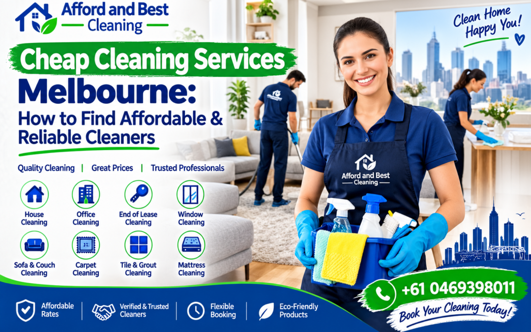 Affordable cleaning services Melbourne – reliable home and office cleaners.